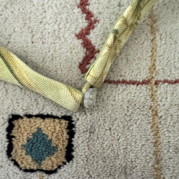 🦜Green Jungle Muse Halter Beaded Accent Mini Dress🦜 - Picture 9 of 10